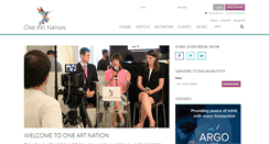 Desktop Screenshot of oneartnation.com